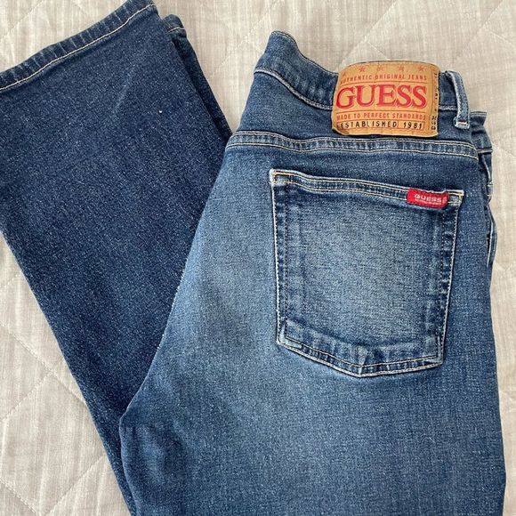 Guess Denim - VINTAGE GUESS JEANS WOMENS DENIM CAPRI OR JEANS 28 INCH WAIST